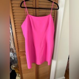 MILLY size 12 Barbie pink shift dress